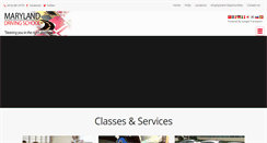 Desktop Screenshot of mddrivingschool.com
