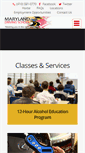 Mobile Screenshot of mddrivingschool.com